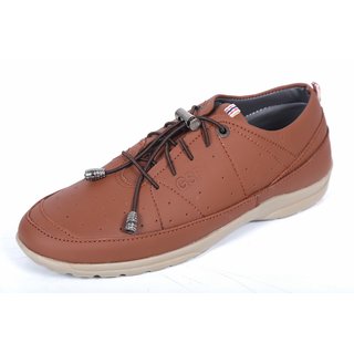 Buy Amore Men's 100% Pure Leather Rough N Tough Casual Shoe Online ...