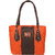 Tarshi Pu Orange multicolor Shoulder  Bag For Women