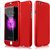 bbr   IPaky 360 Full Protection PC Front back cover case For Vivo V7 Plus ( RED )