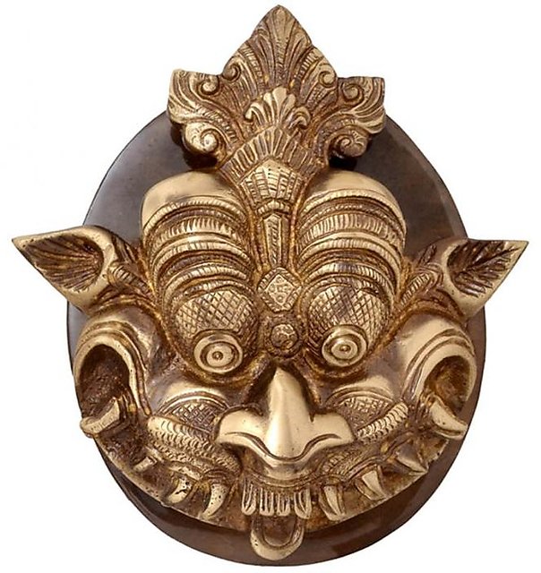 Online Yali Face Door Knocker In Antique Finish By Aakrati Prices  Shopclues India