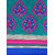 Ligalz Turquoise Crepe Printed Saree