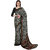 Ligalz Beige Crepe Printed Saree