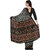 Ligalz Beige Crepe Printed Saree