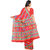 Ligalz Red BhagalPuri Silk Saree