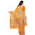Ligalz Orange BhagalPuri Silk Saree
