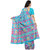 Ligalz Turquaise BhagalPuri Silk Saree