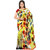 Ligalz Yellow Georgette Printed Saree