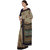 Ligalz Beige and green Crepe Printed Saree