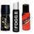 Spray Deodorant For Men (Set of 3) 100ml (Axe + Fogg + Lable)