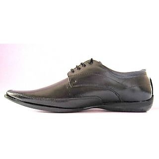 Filanto Black Leather Shoes-5015