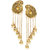 Zaveri Pearls Tassels With Dome-Shaped Jhumki Drops Earring -ZPFK6405