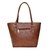 Clementine Premium PU Leather Women's Handbag And Women's Wallet Clutch Combo (Dark Brown / Pink Color/sskclem220)