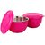 Shubh Shop 2 pcs Micro Safe pink  lid
