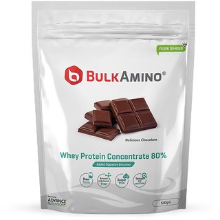 Bulkamino Whey Protein Concentrate 80 Raw Protein 500g