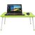 Gizga Essentials Multipurpose Table - Laptop Table, Bed Table Premium Quality Foldable with Patented Hinges (Neon Green)