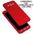 MOBIMON 360 Degree Full Body Protection Front Back Case Cover (iPaky Style) with Tempered Glass for Samsung ON5-Red