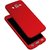 MOBIMON 360 Degree Full Body Protection Front Back Case Cover (iPaky Style) with Tempered Glass for Samsung ON5-Red