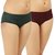JIL Delux Multicolor Plain Panty - Set of 2 ( Color May Vary )