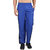 Akaas Men's Black and Blue Strip Trackpant