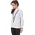 Texco White Zippered Sweatshirt for Women