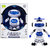 Battery Operated Naughty Dancing Robot Kids Toy With Light  Music. 360 Swivel Function!