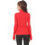 Texco Red Non Hooded Sweatshirt for Women
