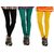 Oleva Cotton Multicolor Women's Pack Of 3 Legging OLC-3-9