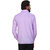 Akaas Men's Purple Solid Button down Slim Fit Formal Shirt