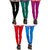 TSL Cotton Multicolor Women's Pack Of 5 Legging OLC-5-1