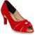 Meia Womens Red Heels 