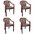 Supreme - Ornate Chair Jordan/Brown-Set Of 4