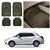 AutoStark Transparent Black Car Floor / Foot Mats For Maruti Suzuki Swift Dzire (Old)