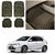 AutoStark Transparent Black Car Floor / Foot Mats For Toyota Etios Liva