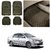 AutoStark Transparent Black Car Floor / Foot Mats For Toyota Etios