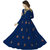 Salwar Soul Blue  Georgette Embroidered Anarkali Suit Material