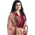 Salwar Soul Red Georgette Self Design Salwar Suit Material (Unstitched)