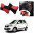 AutoStark Designer Car Seat Neck Cushion Pillow - Red and Black Colour For Maruti Suzuki Wagon R