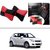 AutoStark Designer Car Seat Neck Cushion Pillow - Red and Black Colour For Maruti Suzuki Swift