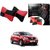 AutoStark Designer Car Seat Neck Cushion Pillow - Red and Black Colour For Renault kwid