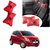 AutoStark Type R Car Seat Neck Cushion Pillow - Red Colour For Maruti Suzuki Ritz