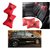 AutoStark Type R Car Seat Neck Cushion Pillow - Red Colour For Honda WR-V