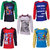 Kids Printed Full Sleeves T-shirts Combo - Pure Hosiery - Pack of 5 (Assorted Designs)