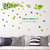 Ascent  Wall Sticker For Living Room With Green Leef