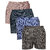 Cybernext Mens Multicolored Boxer (Set of 4)