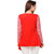 Texco Red & White stripe long sleeves waterfall shrug