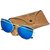 Silver Kartz Blue UV Protection Aviator Sunglasses