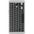 OnePlus 3T Case, One Plus 3 Case, Keyboard Black Grey Slim Fit Hard Case Cover/Back Cover for OnePlus 3/OnePlus 3T