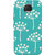 Moto G5s Plus Case, Cotton Flowers Pattern White Blue Slim Fit Hard Case Cover/Back Cover for Motorola Moto G5s Plus