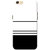 Oppo A57 Case, Black White Line Design Slim Fit Hard Case Cover/Back Cover for Oppo A57