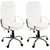 Fabsy Interior - Fabsy Interiors Premium Finish Revolving Chair Chrome High Back